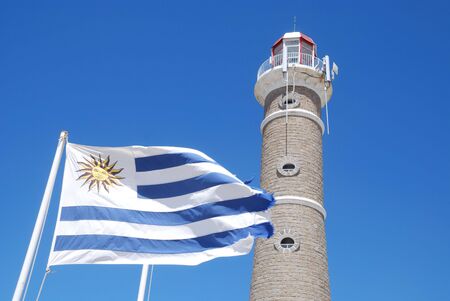 Lighthouse of José Ignacio, Uruguayの写真素材