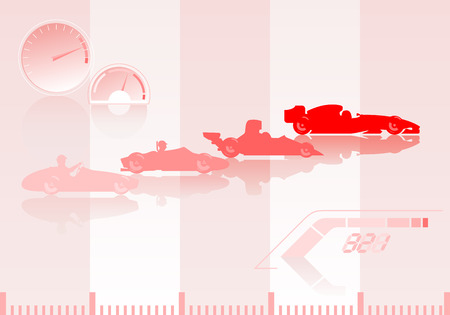 chronology of the development of a formula 1のイラスト素材