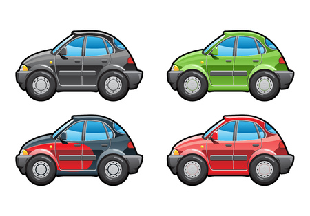 illustration of carsのイラスト素材