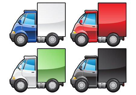 small truck.のイラスト素材