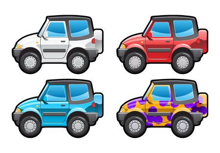 all-road vehicle のイラスト素材