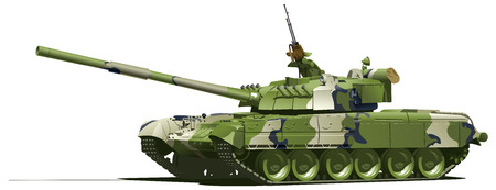 modern heavy tankのイラスト素材