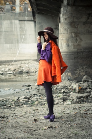 fashion girlの写真素材