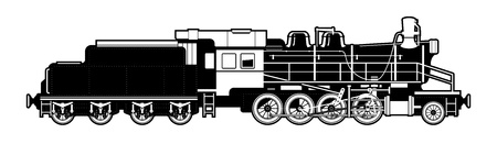 vintage train.のイラスト素材