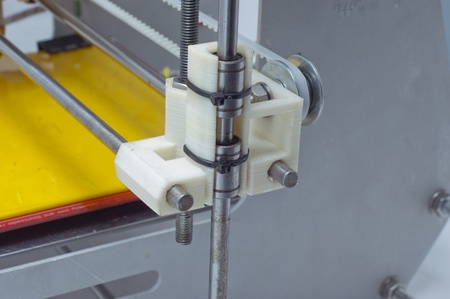 Photo of the  small machine detail  3D printer