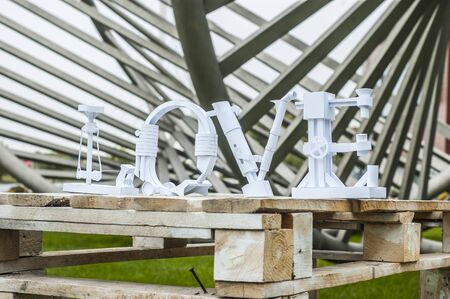 Diy love word made of paper outdoor.の写真素材