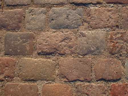 paving stones of the tsarist times, a fragment of the road surfaceの写真素材