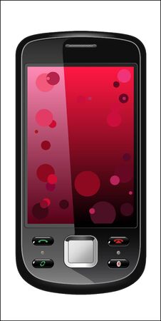 Isolated mobileのイラスト素材