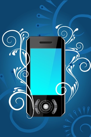 mobileのイラスト素材