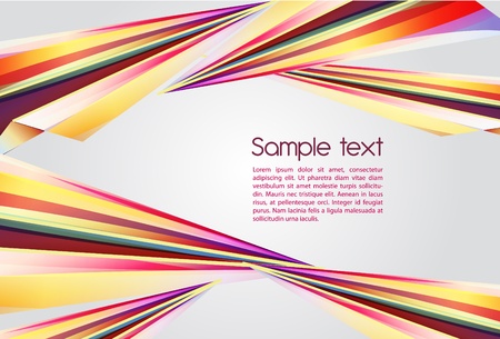 Abstract vector background with bright multicolor shapesのイラスト素材