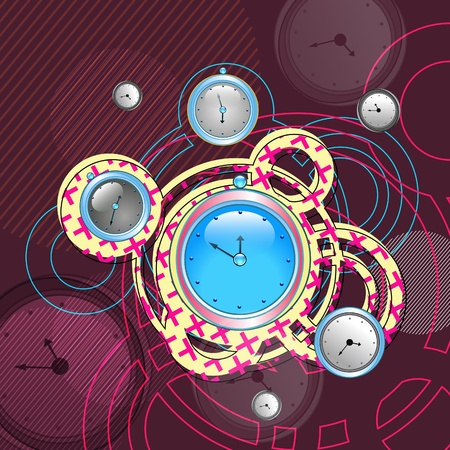 Beautiful abstract vector background with bright multicolor linesのイラスト素材