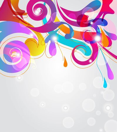 Bright vector background with multicolor patternのイラスト素材
