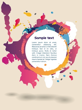 abstract grunge multiicolor vector backgroundのイラスト素材