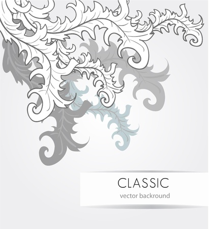 Abstract vector classic light background with gray patternのイラスト素材