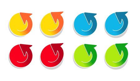 Round arrowsのイラスト素材