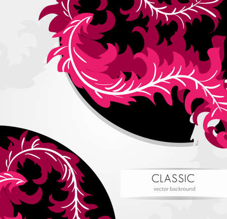 Abstract vector  background with drawing patternのイラスト素材