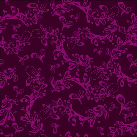 Lilac patternのイラスト素材