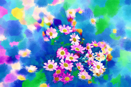 Bright flowersの写真素材