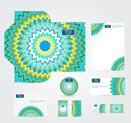 Vector corporate style with abstract patternのイラスト素材