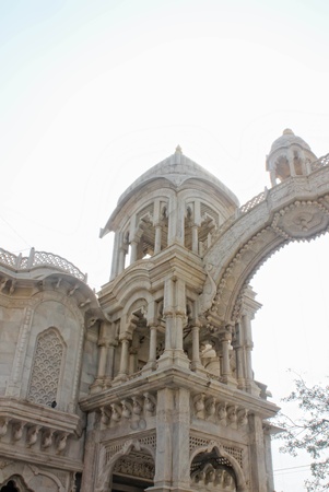Photo with old indian temple Balaram mandirの写真素材