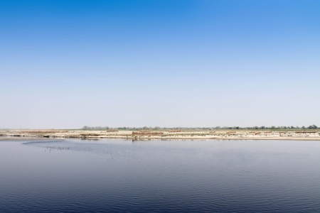 Photo with Yamuna river in Indiaの写真素材
