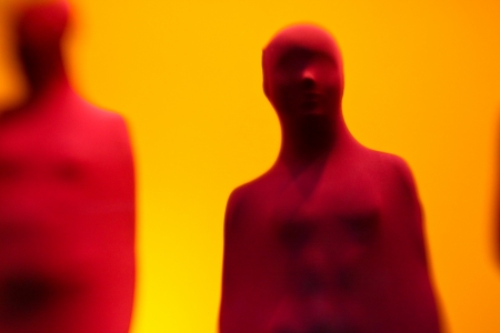 Red silhouettesの写真素材