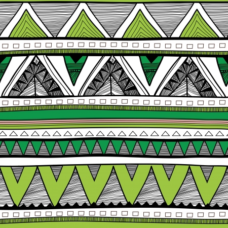 Seamless texture with tribal patternのイラスト素材