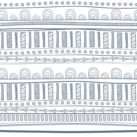 Seamless texture with tribal patternのイラスト素材