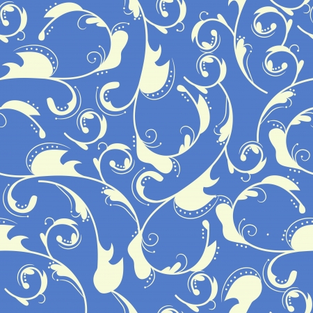 Seamless texture with drawing swirlsのイラスト素材