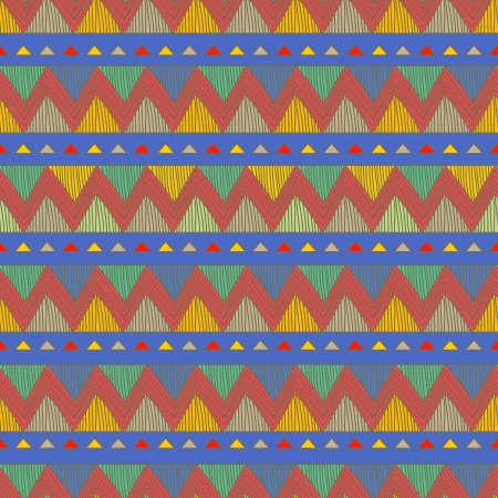 Seamless vector texture with drawing bright zigzag texture