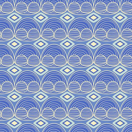 Seamless vector background with abstract patternのイラスト素材