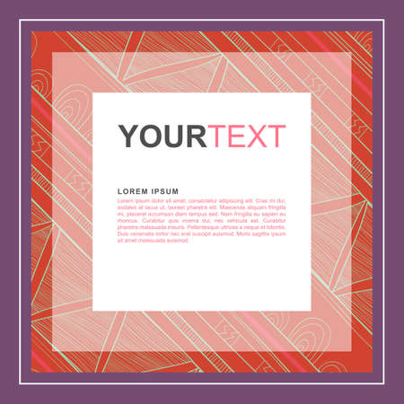 Abstract vector tribal backgroundのイラスト素材