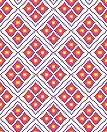 Geometric pattern / Abstract seamless vector texture with geometric pattern / Vector pattern / Vector texture. Wallpaper, cloth design, fabric, paper, cover, textile. Hand Drawn texture with geometric figureのイラスト素材