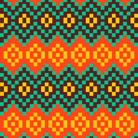 Geometric pattern / Abstract seamless vector texture with geometric pattern / Vector pattern / Vector texture. Wallpaper, cloth design, fabric, paper, cover, textile. Hand Drawn texture with geometric figureのイラスト素材