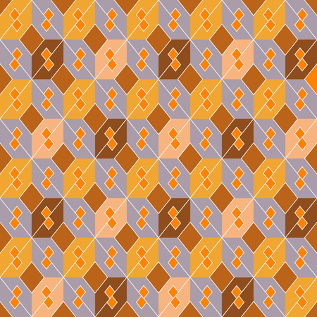 Geometric pattern / Abstract seamless vector texture with geometric pattern / Vector pattern / Vector texture. Wallpaper, cloth design, fabric, paper, cover, textile. Hand Drawn texture with geometric figureのイラスト素材