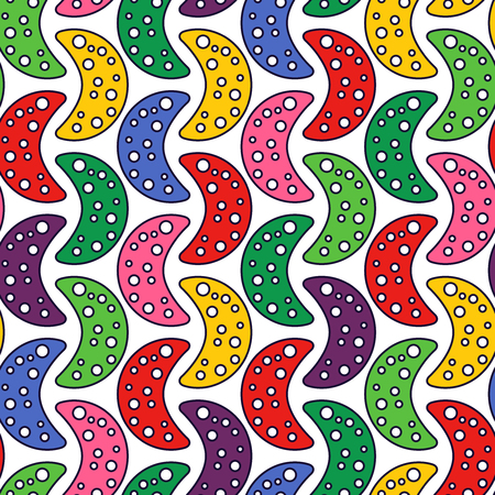 Geometric pattern / Abstract seamless vector texture with geometric pattern / Vector pattern / Vector texture. Wallpaper, cloth design, fabric, paper, cover, textile. Hand Drawn texture with geometric figureのイラスト素材