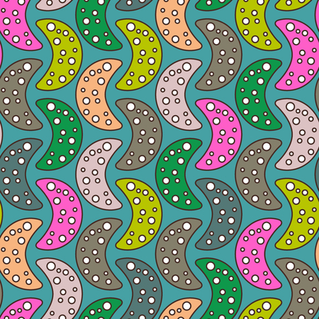 Geometric pattern / Abstract seamless vector texture with geometric pattern / Vector pattern / Vector texture. Wallpaper, cloth design, fabric, paper, cover, textile. Hand Drawn texture with geometric figureのイラスト素材