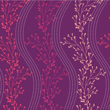 re with geometric pattern / Vector pattern / Vector texture. Wallpaper, cloth design, fabric, paper, cover, textile. Hand Drawn texture with floral patternのイラスト素材