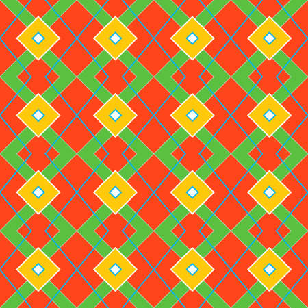 Geometric pattern / Abstract seamless vector texture with geometric pattern / Vector pattern / Vector texture. Wallpaper, cloth design, fabric, paper, cover, textile. Hand Drawn texture with geometric figureのイラスト素材
