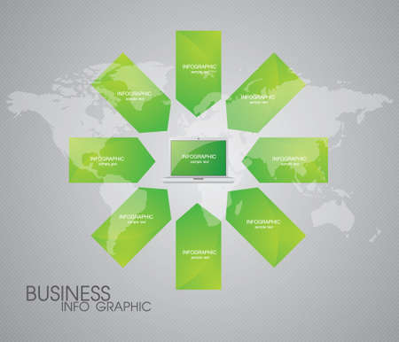 Business infographicのイラスト素材