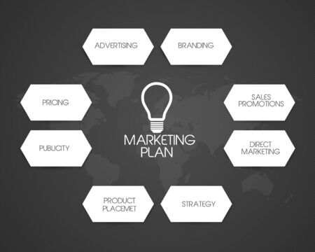 Business,Maketing,Infographic-Illustrationのイラスト素材