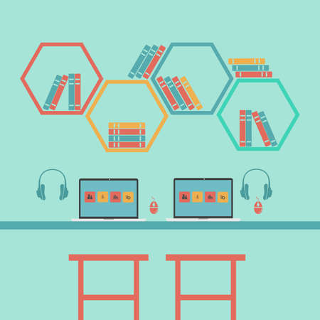 Modern flat icons vector collection  white background のイラスト素材