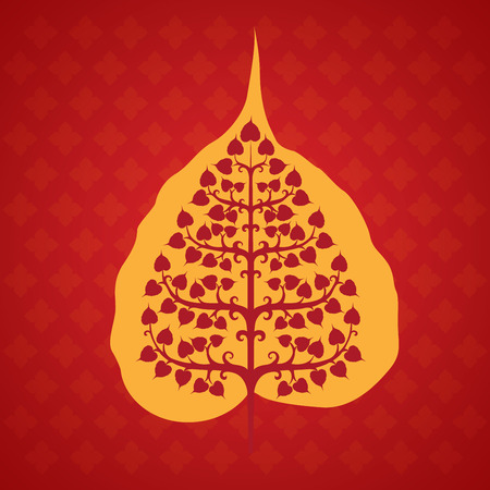 tree bodhi leafのイラスト素材