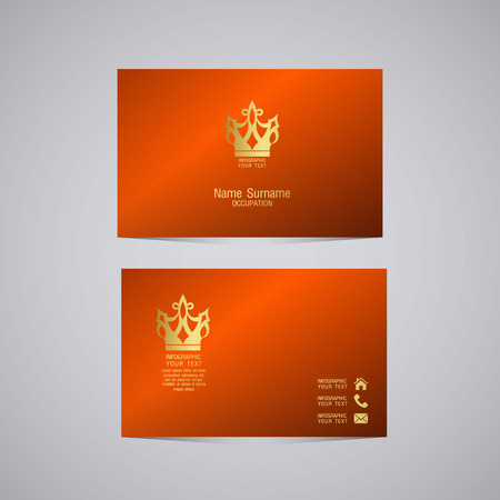 abstract creative business cards (set template)のイラスト素材