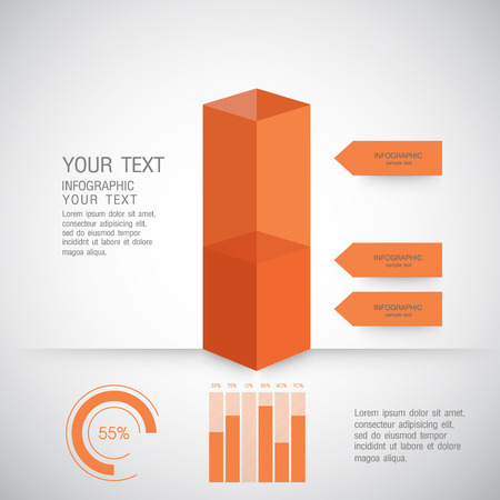 Business and Marketing infographicのイラスト素材