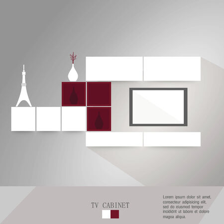 Living Room vector illustrationのイラスト素材