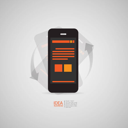 Adaptive and responsive web design icon set - Illustrationのイラスト素材