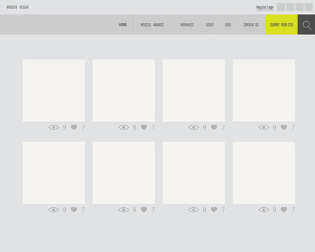 Set of web elements design.のイラスト素材