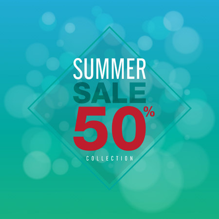 Summer Sale collection. Vector background.のイラスト素材