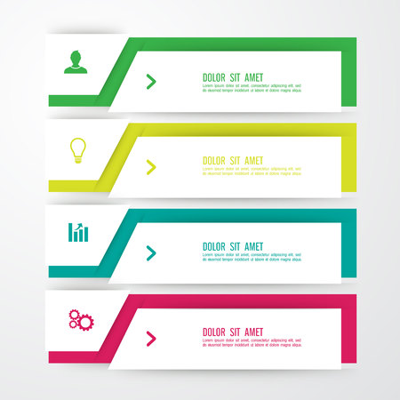 Business infographics template. Vector illustration.のイラスト素材